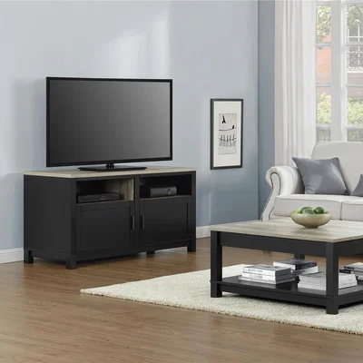 The Range TV stand with storage - Black