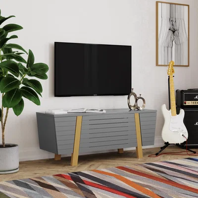 The Range Alphason Florence 1200mm TV Stand  - Grey and Oak