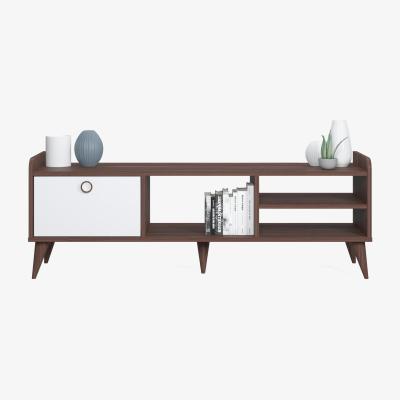 The Range Vena 2 Colours TV Stand with 1 Flip Door, Walnut - Ruumstore - Victoria Walnut