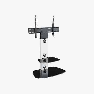 The Range Lucerne 70cm Column TV Stand with Mount - White