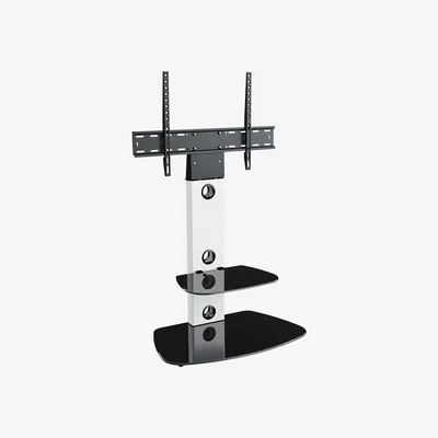 The Range Lucerne 70cm Column TV Stand with Mount - White