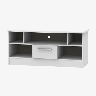 The Range Knightsbridge Open TV Unit - Grey Matt