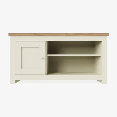 The Range Lisbon TV Cabinet 1 Door - Cream