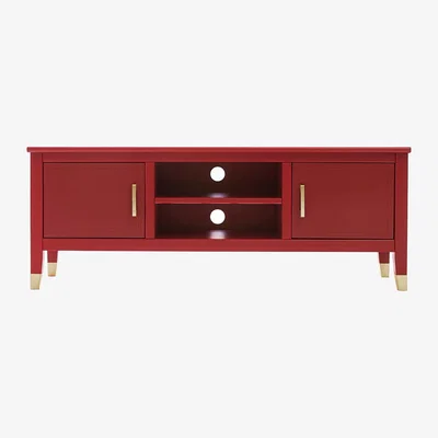 The Range Palazzi 2 Door TV Stand - Red