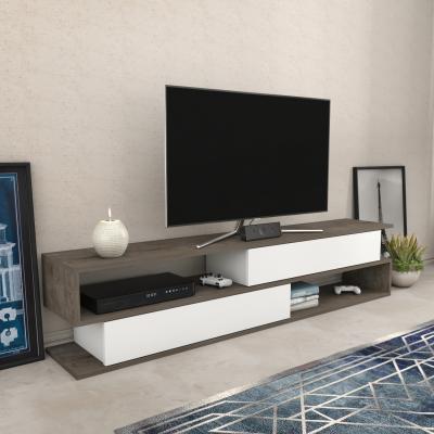 The Range Cortez TV Unit - Wenge - White
