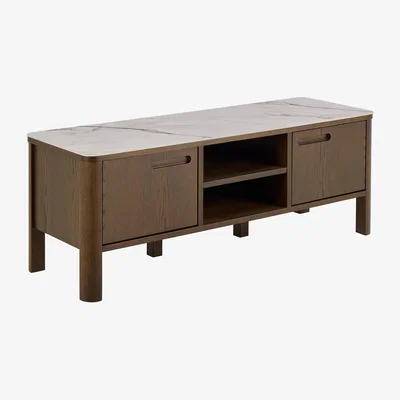 The Range Southampton TV Unit - Cream and Oak