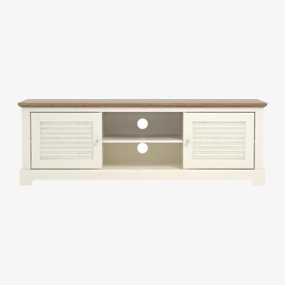 The Range Galano Milan 150cm TV Stand Modern Entertainment Unit with 2 Doors - Ivory and Oak