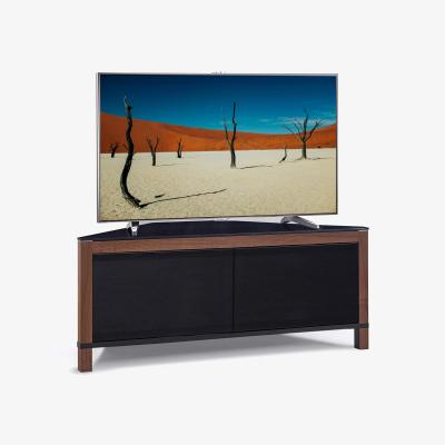 The Range Volans Corner TV Cabinet - Black/Walnut