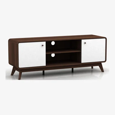 The Range TV Cabinet with shelf and storage - Walnut