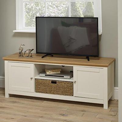The Range Burton TV Media Unit - Cream/Oak
