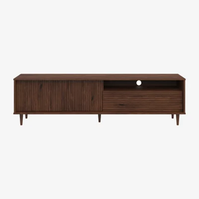 The Range Jerzy Lowboard 180 with 2 doors and 1 flap - Brown