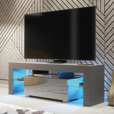 The Range Floe TV Unit 130cm - Dark Grey