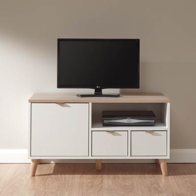 The Range Alma Small TV Unit - White/Oak