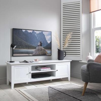 The Range Karlstad TV Unit in White - White
