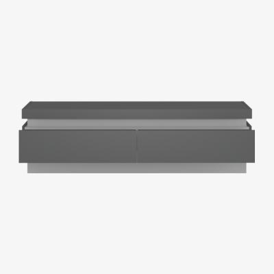 The Range Jonas & James Lelia Two Drawer TV Cabinet - Platinum/light grey