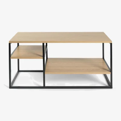 The Range Tiered TV Unit - Natural Wood