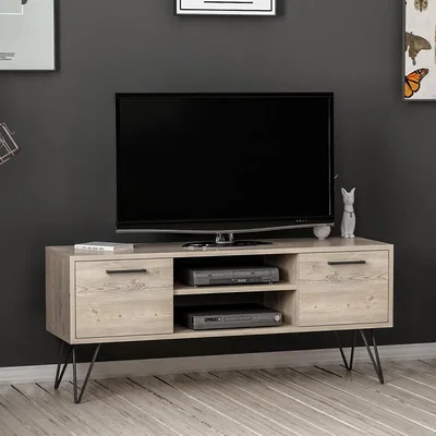 The Range Almira - TV Stand - Walnut