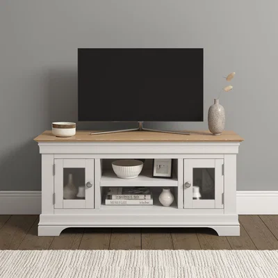 The Range Bordeaux Small TV Stand (Fully Assembled) - Ivory