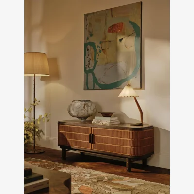 Soho Home Cullen Media Unit, Dark Emperador Marble