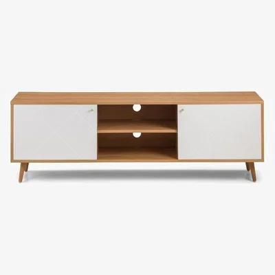 Teddy Beau Julian Bowen Moritz TV Unit / White/Oak