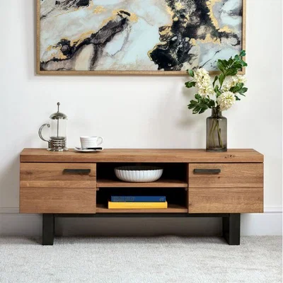 Woods Furniture Industrial TV Unit