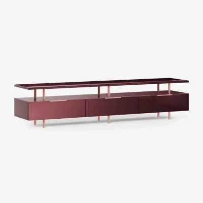 Westwing High-Gloss Lowboard Lennie
