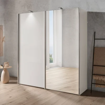 Arighi Bianchi Miami-Plus 2 Door Wardrobe, White