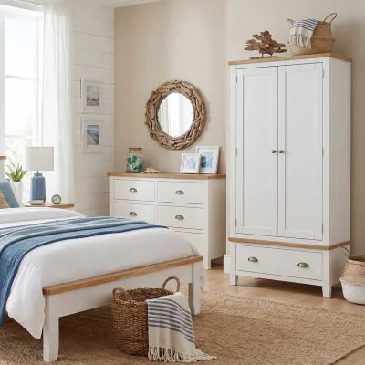 Arighi Bianchi Witney 2 Door 1 Drawer Wardrobe