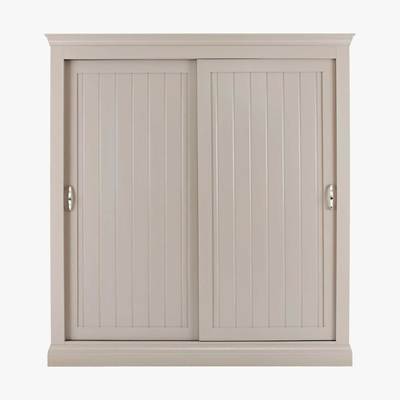Barker and Stonehouse Willersey Wide Sliding Wardrobe, Grey