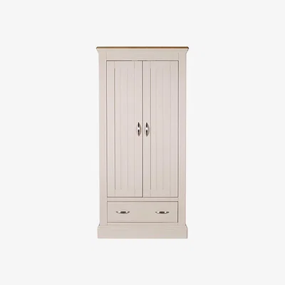 Barker and Stonehouse Tenby Gents Double Wardrobe, Grey | Barker & Stonehouse