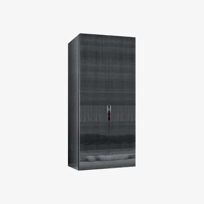 Barker and Stonehouse Borgia 2 Door Swinging Wardrobe, Grey | Barker & Stonehouse