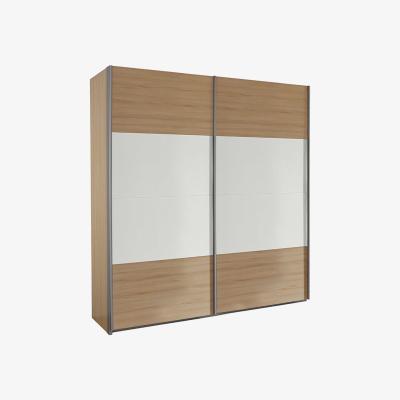 Barker and Stonehouse Kloss 2 Door Sliding Wardrobe, Brown Oak Wood | Barker & Stonehouse