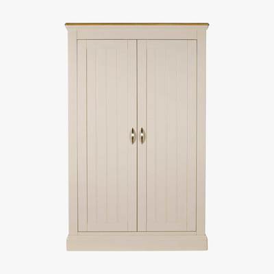 Barker and Stonehouse Bambury All Hanging Double Wardrobe, Stone