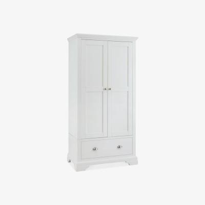 Barker and Stonehouse Carrington Double Wardrobe, White