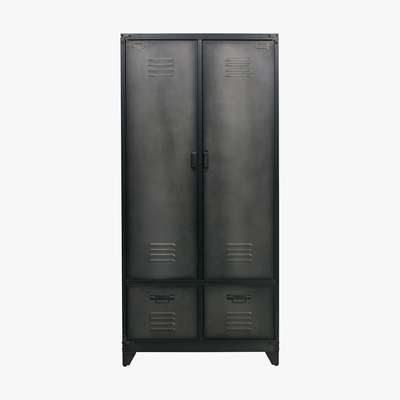 Barker and Stonehouse Piper Metal Locker Wardrobe