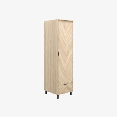 Cuckooland LPD Stockholm Chevron 1 Door Wardrobe