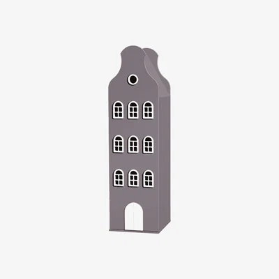 Cuckooland Amsterdam Bell Gable Wardrobe in Pastel Colours - Blue Pastel