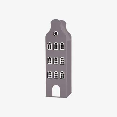 Cuckooland Amsterdam Bell Gable Wardrobe in Pastel Colours - Pink Pastel
