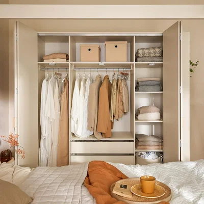 Cuckooland Vox 4 You Fresh Bifold 4 Door Wardrobe with Built in Drawers - 240cm