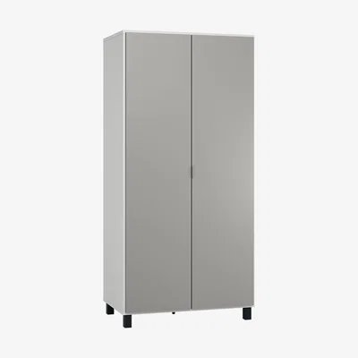 Cuckooland Vox Simple 2 Door Wardrobe - Grey