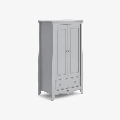 Cuckooland Boori Sleigh 2 Door Wardrobe  - White