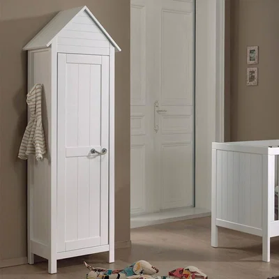 Cuckooland Lewis Beach Hut Single Wardrobe in White
