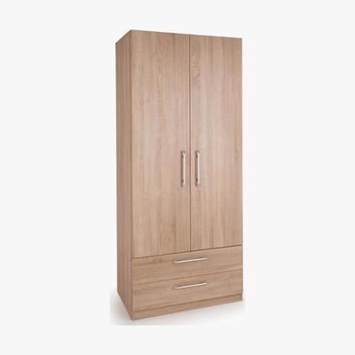 Dunelm Holborn 2 Door 2 Drawer Wardrobe Natural