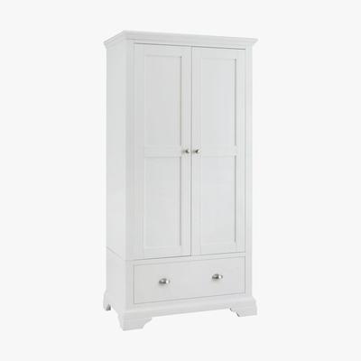Dunelm Eaton White Gents Wardrobe White