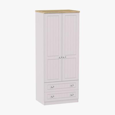 Dunelm Vienna 2 Door 2 Drawer Wardrobe Cream