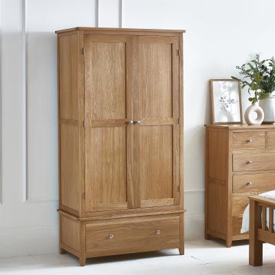 Dunelm Jenkins Double Wardrobe, Oak Oak
