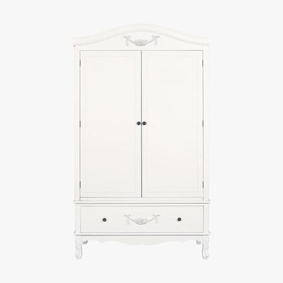 Dunelm Toulouse Ivory Double Wardrobe Off-White