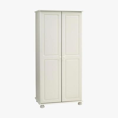 Dunelm Colburn White Double Wardrobe White