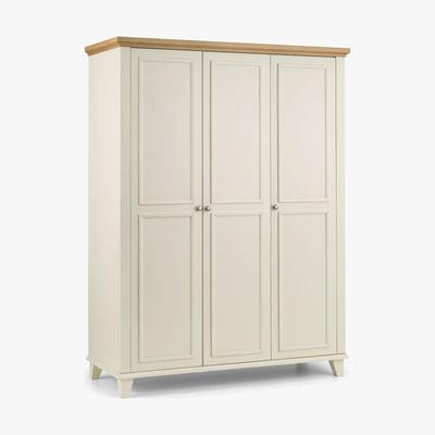 Dunelm Oregon Triple Wardrobe White