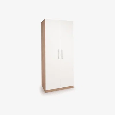 Dunelm Hyde Double Wardrobe White/Natural